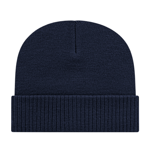 Knit Cap with Ribbed Cuff